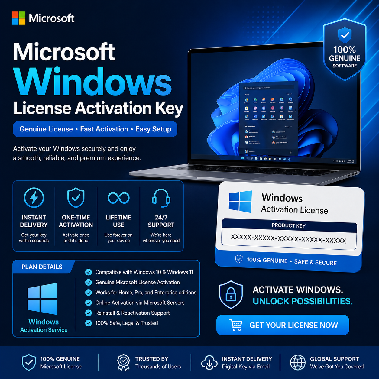 Windows 10 / 11  Licence key